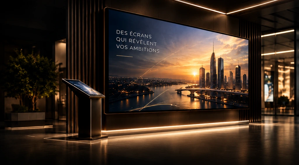 Showroom BRINIUS d'écrans interactifs de prestige